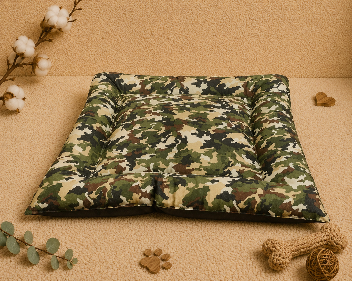 Cama Colchoneta Camuflada