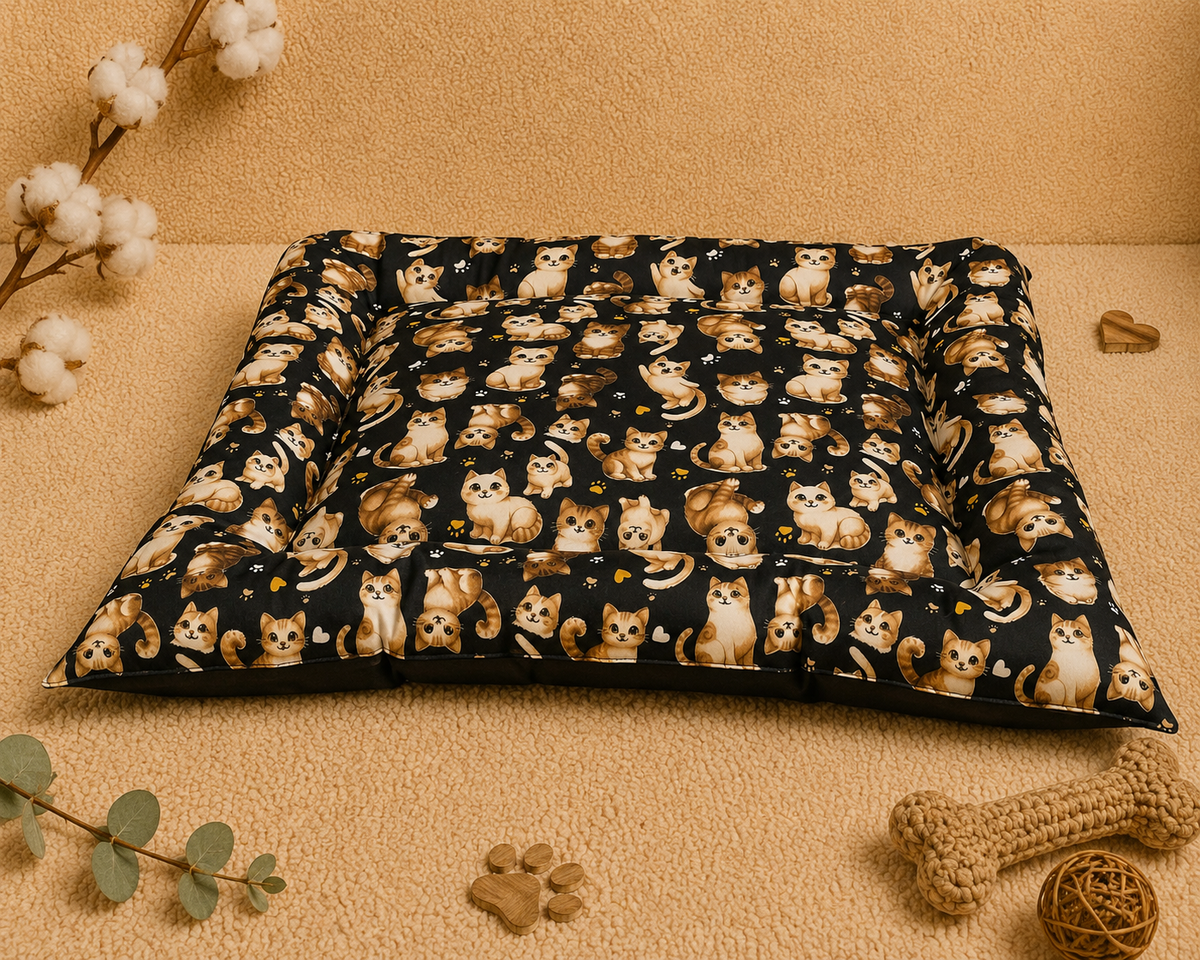 Cama Colchoneta Gatitos