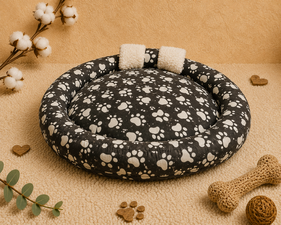 Cama Redonda Huellitas