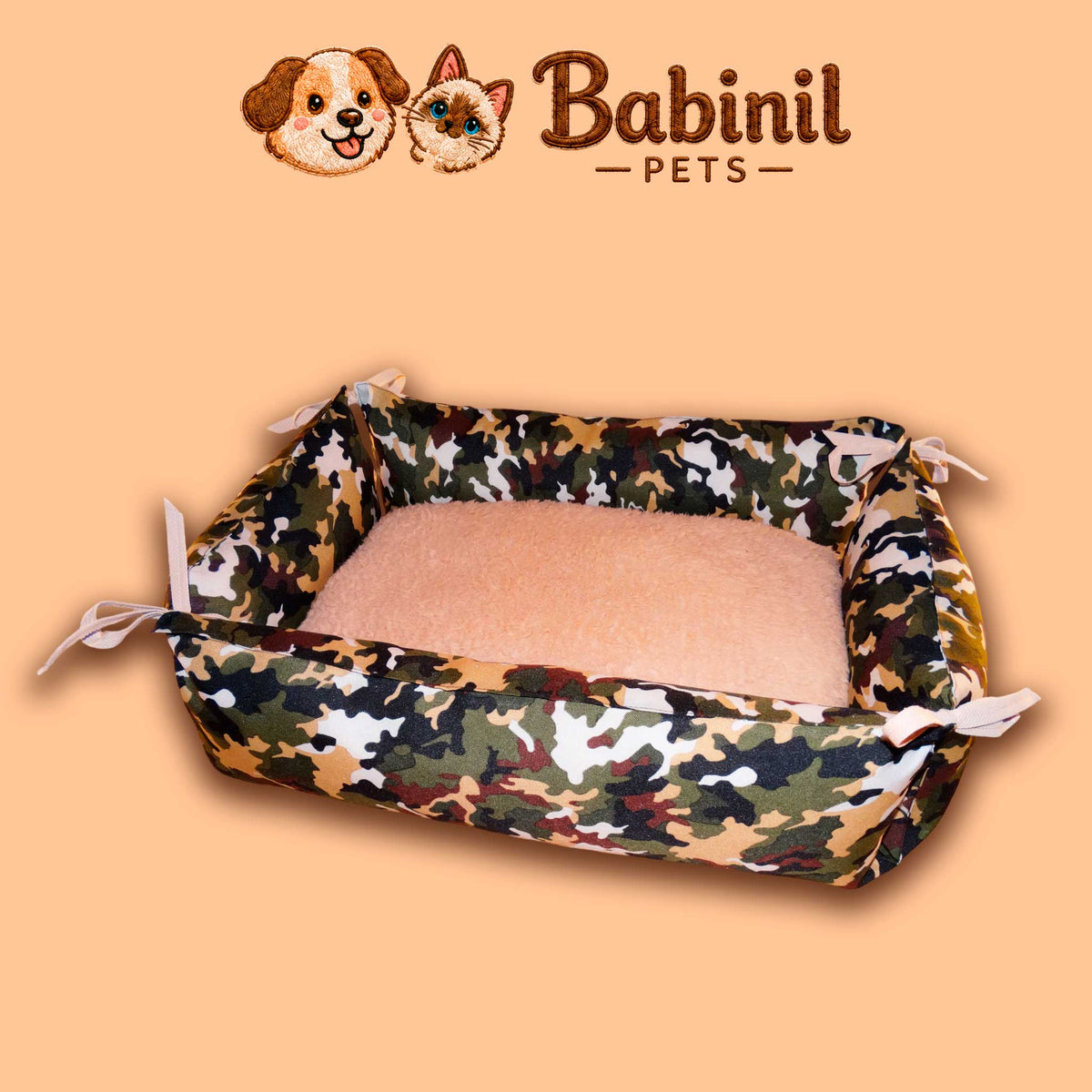 Cama Box Camuflada (Corderito)