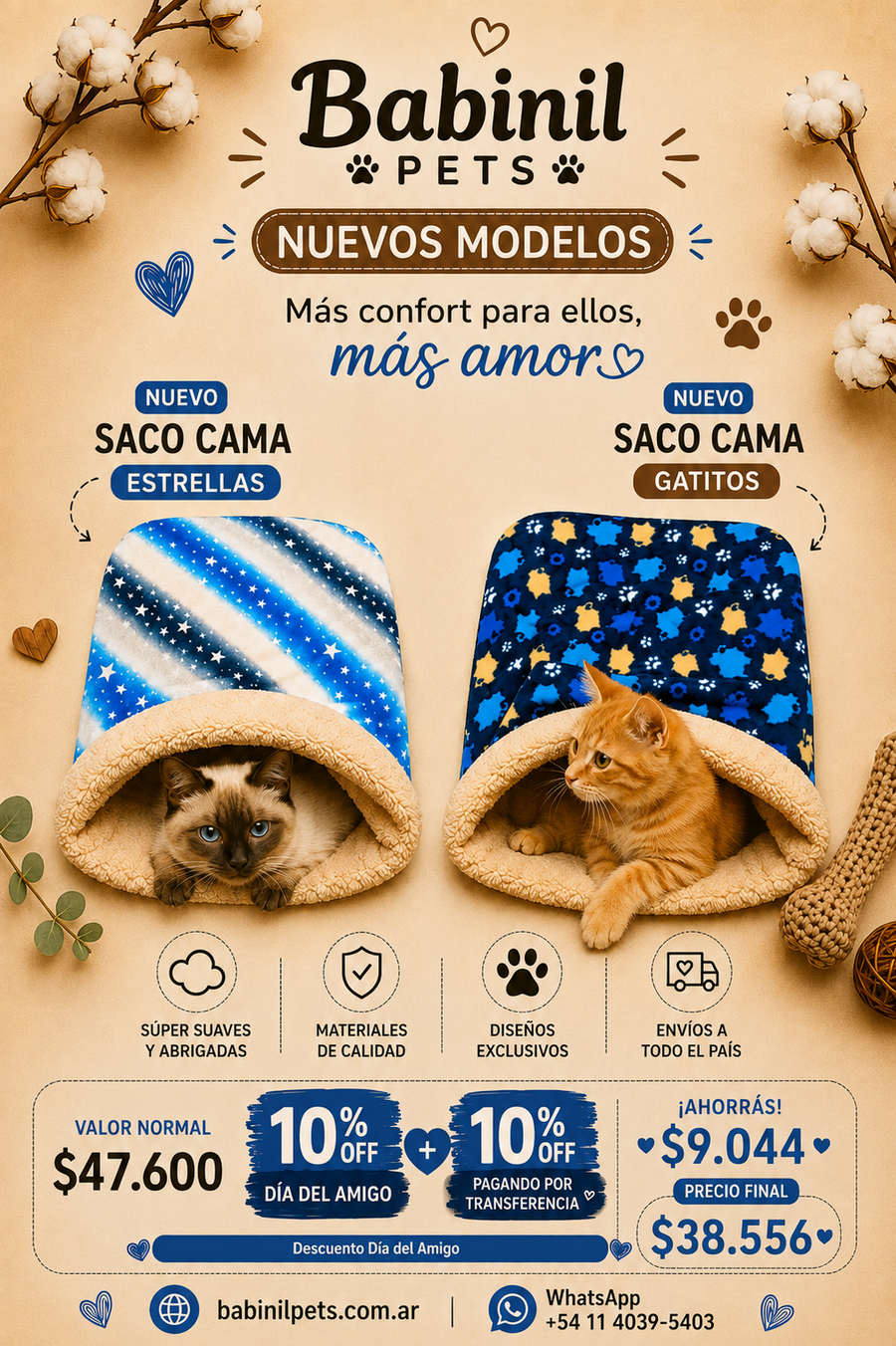 Flyer promocional Babinil Pets