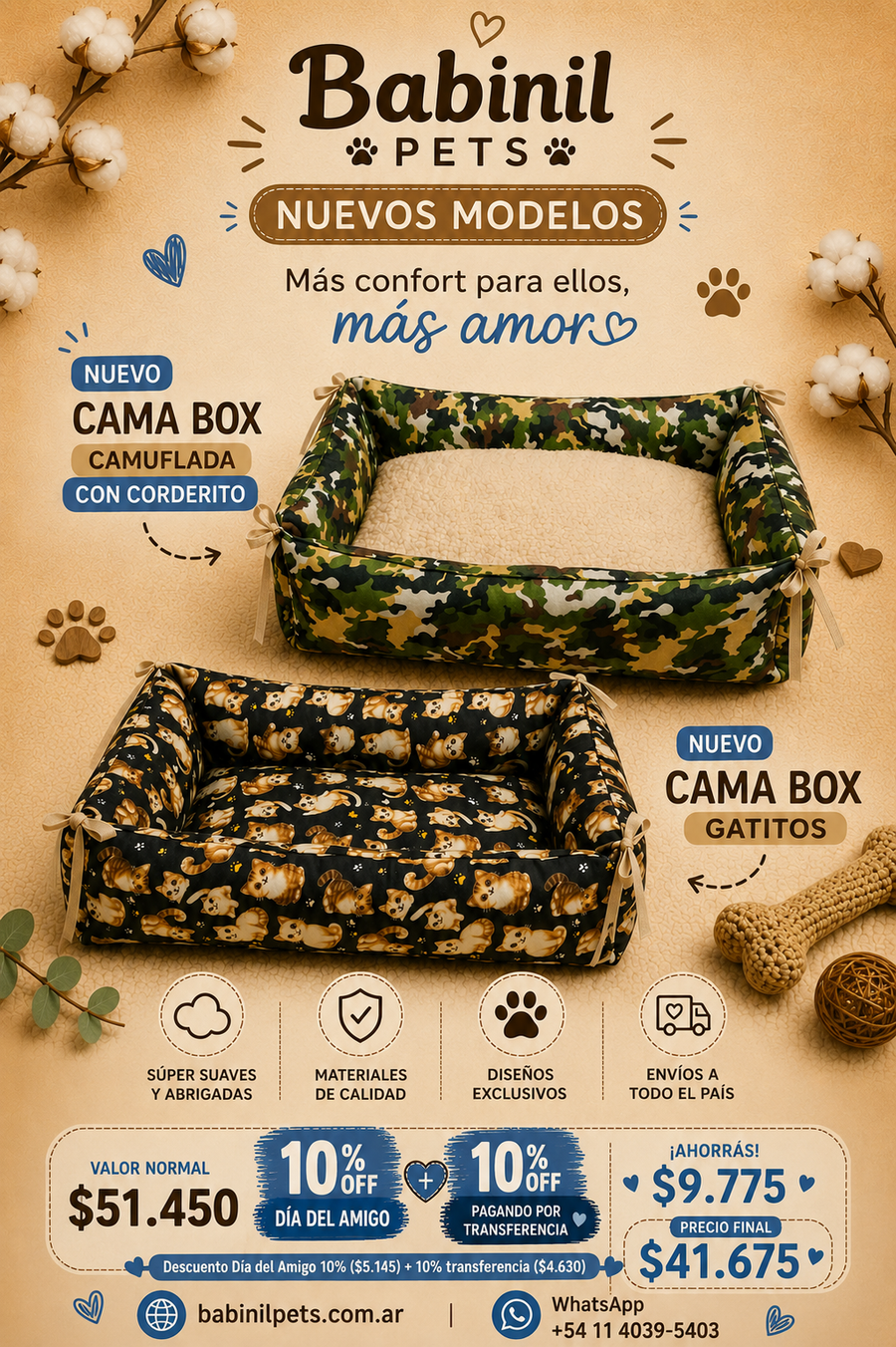 Flyer promocional Babinil Pets