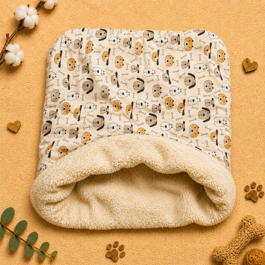 Saco Perritos Beige
